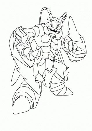 skylandergiants Colouring Pages