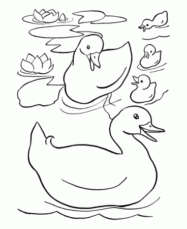 BlueBonkers: Free Printable Easter Ducks Coloring Page Sheets - 22 