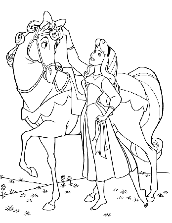 stallions Colouring Pages