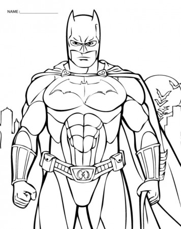 Coloring Pages For Boys Superheroes | Free coloring pages for kids