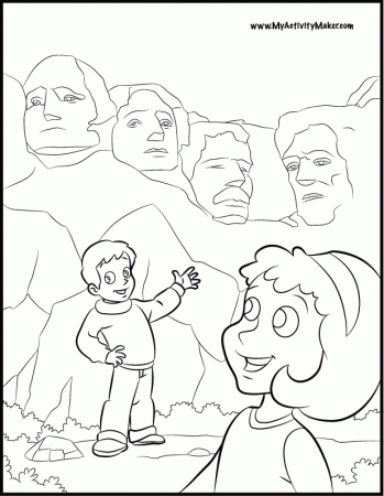 Happy Presidents Day Coloring Pages