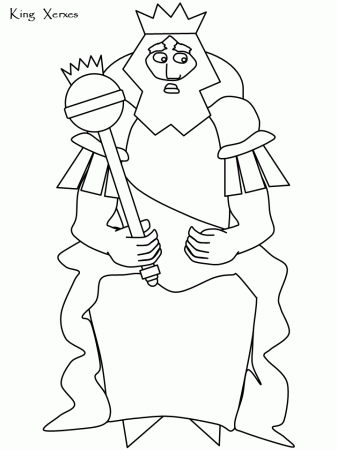 queen vashti Colouring Pages (page 2)