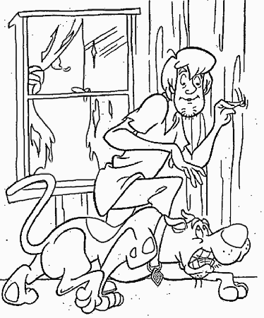 Scooby Doo Halloween Coloring Pages