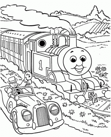 Thomas the Tank Engine Coloring Pages (12) - Coloring Kids
