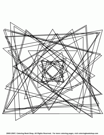 Geometric Patterns Coloring Pages - Free Printable Coloring Pages 
