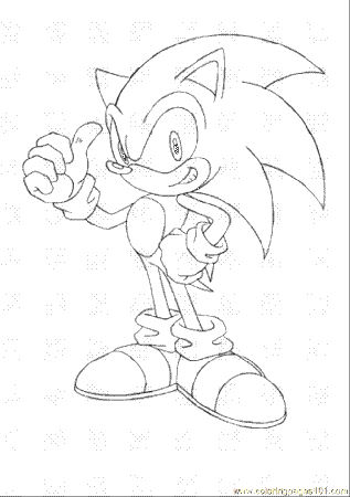 sonic the hedgehog masks Colouring Pages