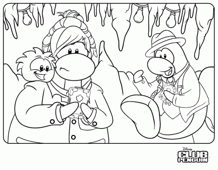 Club Penguin Coloring Pages - Free Coloring Pages For KidsFree 