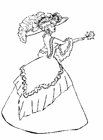 Medieval Princess Girl Coloring Pages & Coloring Book