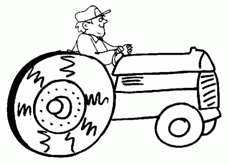Printable Tractor Coloring Pages | Free coloring pages