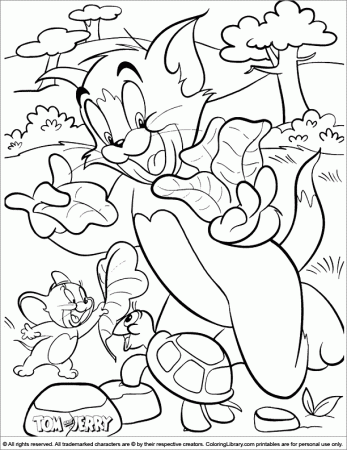 the tom and jerry show Colouring Pages