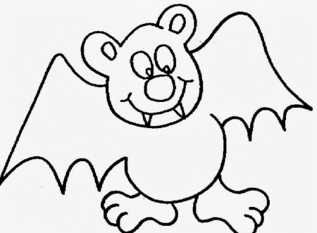 Cartoon Bat Coloring Pages :Kids Coloring Pages | Printable 