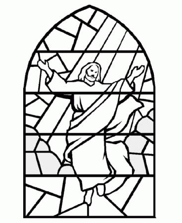 Childkids Coloring Pages Easter Jesus