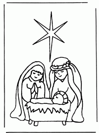 Free Nativity Coloring Pages - Free Printable Coloring Pages 