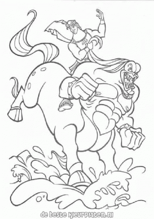 Hercules Coloring Pages Car Pictures