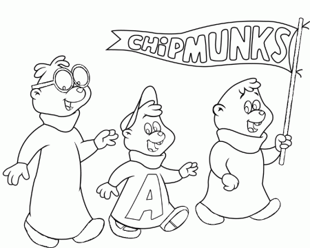 Chipmunk Coloring Pages - Free Coloring Pages For KidsFree 