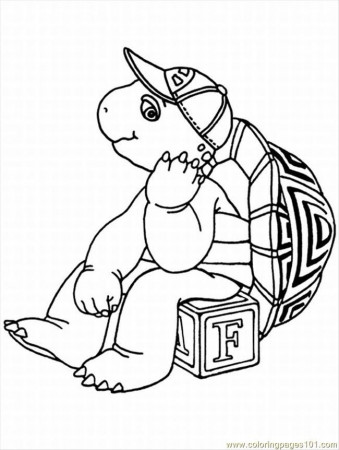Coloring Pages E Turtle Coloring Pages 5 Lrg (Cartoons > Ninja 
