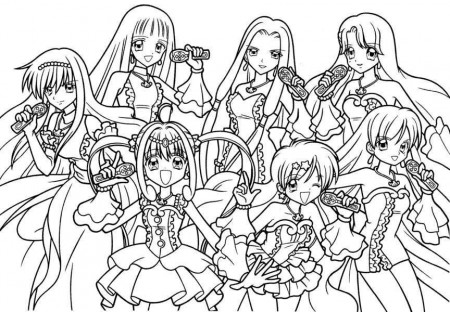 Cute Anime Coloring Pages | Sailor Moon Coloring Pages | Printable 