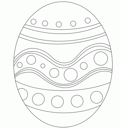 Printable easter-egg - Coloringpagebook.com