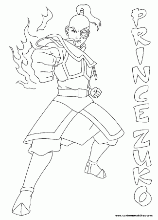 Avatar The Last Airbender Coloring Pages 394 | Free Printable 