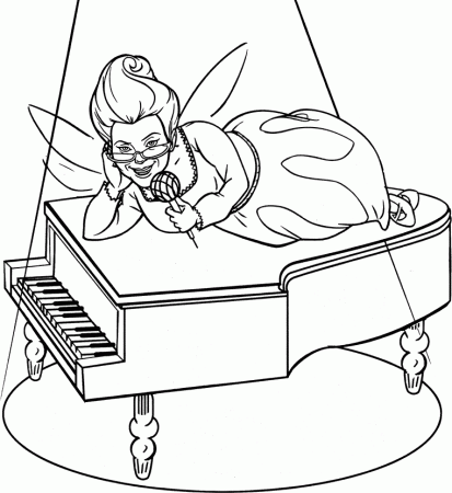 Donkey Shrek Colouring Pages (page 3)