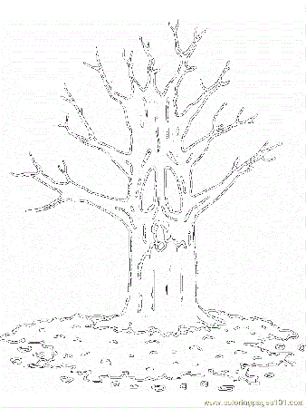 and trees Colouring Pages (page 2)