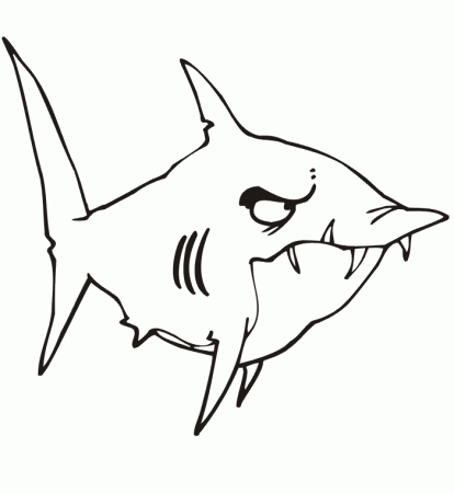 Shark Coloring Pages For Kids | Printable Coloring Pages