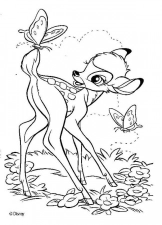 Bambi Coloring Pages | Disney Coloring Pages