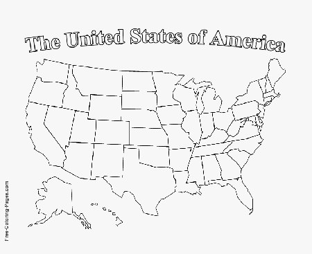 US Map coloring pages | geography