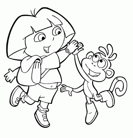 Coloring Pages Of Dora - Free Printable Coloring Pages | Free 