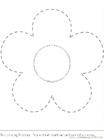 Coloring Pages Flower Coloring Pages Pre Print Flower (Natural 