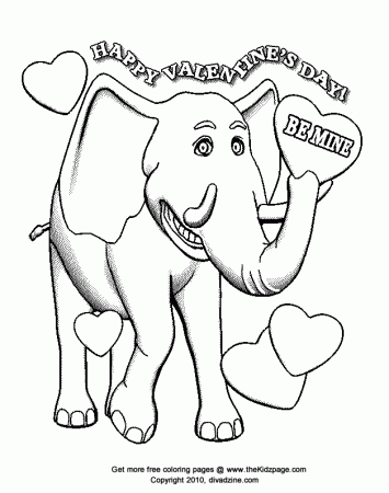 elephant optical illusion Colouring Pages