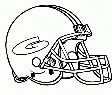 Green Bay Packers Helmet Coloring Pages - Football Coloring Pages 