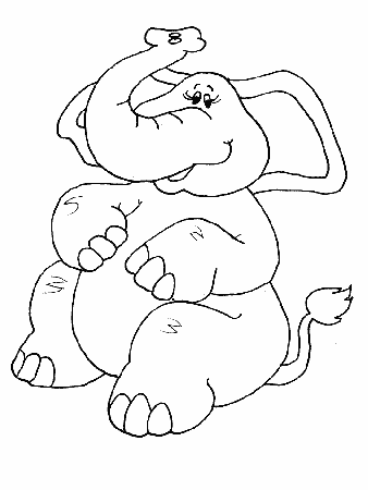 Elephants Coloring Pages | Animal Coloring Pages | Kids Coloring 