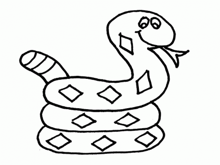 snake coloring page site