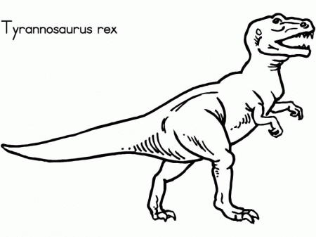 Animal Coloring Animal Dinosaurs Tyrannosaurus Rex Coloring Pages 