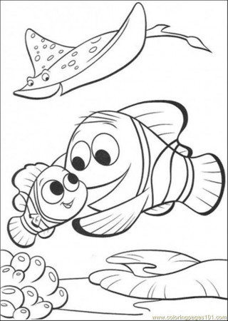 Coloring Pages Merlin Is Finding Nemo (Cartoons > Finding Nemo 