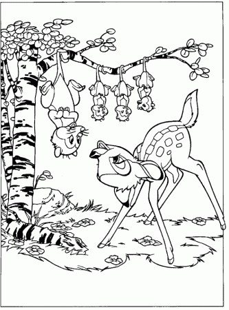 Bambi Coloring Pages | Find the Latest News on Bambi Coloring 
