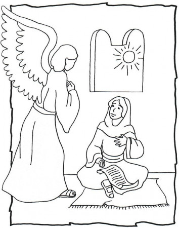 Mary Coloring Pages 569 | Free Printable Coloring Pages