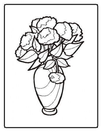 beautiful Flowers Coloring Pages for kids | Great Coloring Pages