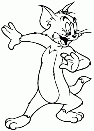 coloring books Tom the cat to print and free download