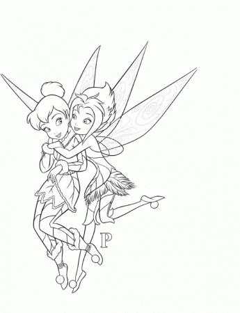 Periwinkle With Tinkerbell Coloring Pages - Tinkerbell Coloring 