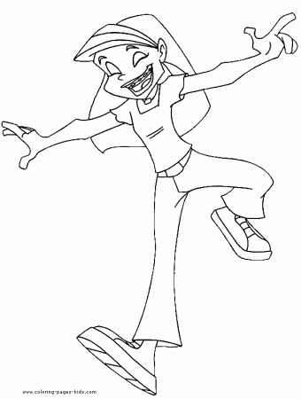 Braceface color page - Coloring pages for kids - Cartoon 