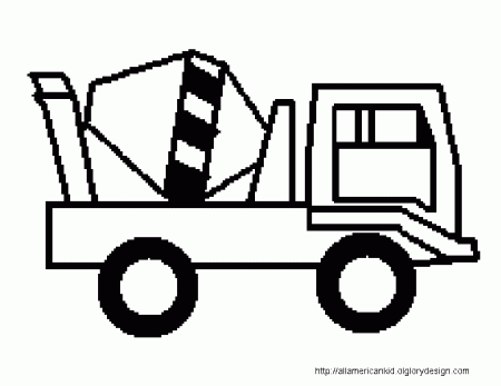 Bulldozer Coloring Page Wallpapers - Kids Colouring Pages