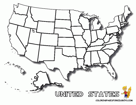Free State Maps | Massachusetts - South Dakota | Map Outline | Map 