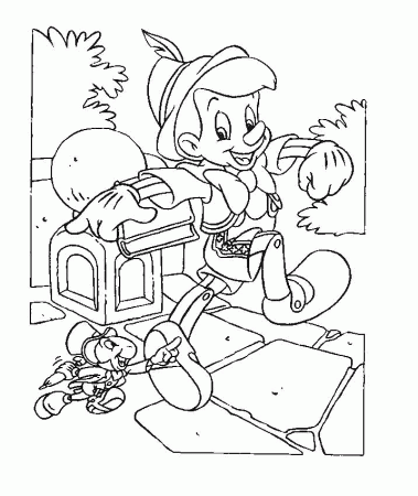 Coloring Page - Pinocchio coloring pages 2