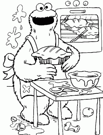 Attractive and Educative Sesame Street Coloring Pages | Printable 