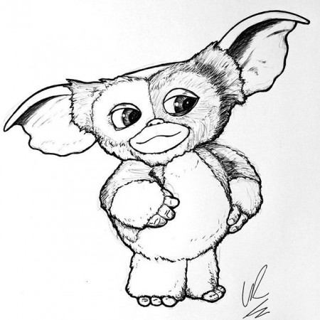 toda coloringpage | Monster coloring pages, Gizmo tattoo, Gremlins