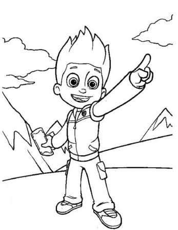 Ryder Paw Patrol Coloring Pages - Free Printable Coloring Pages for Kids