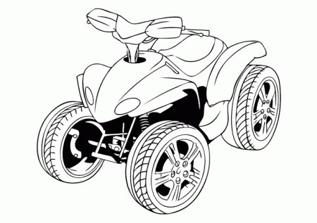 Drawing Quad / ATV #143189 (Transportation) – Printable coloring pages