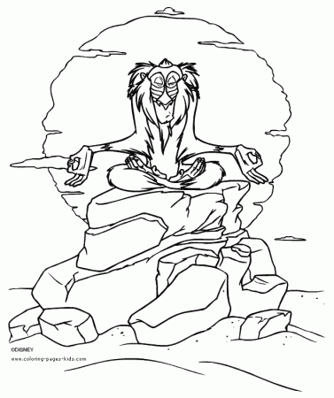 The Lion King coloring pages - Coloring pages for kids - disney 